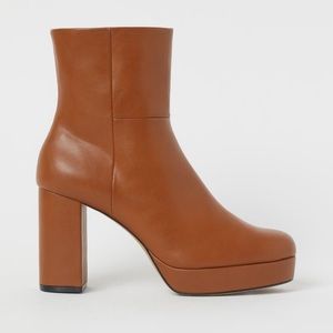 H&M Platform Ankle Boots
